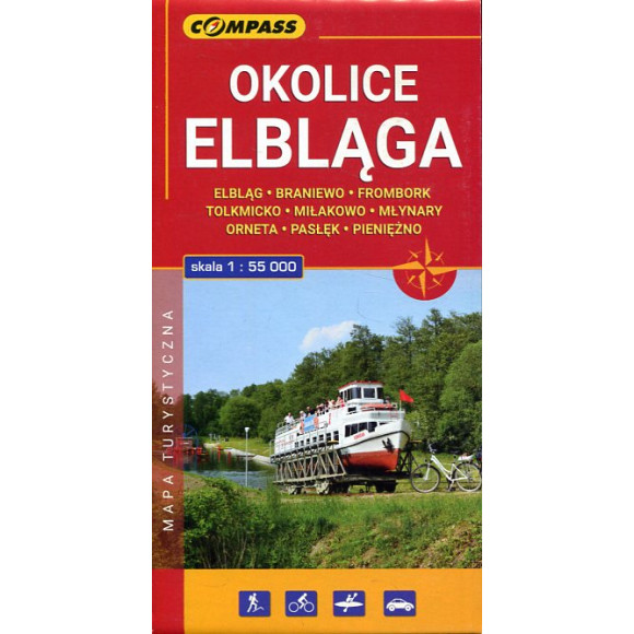 Okolice Elbląga - mapa turystyczna