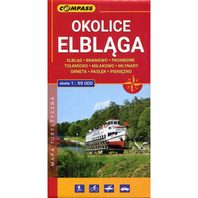 Okolice Elbląga - mapa turystyczna