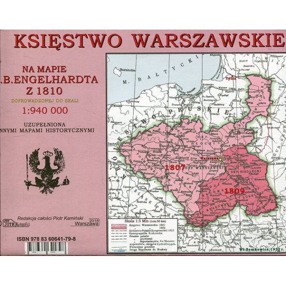 Księstwo Warszawskie na mapie F. B. Engelhardta z 1810