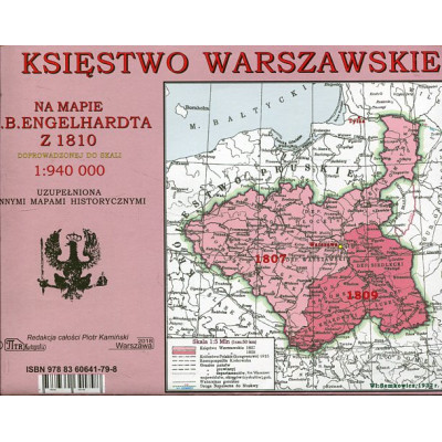 Księstwo Warszawskie na mapie F. B. Engelhardta z 1810