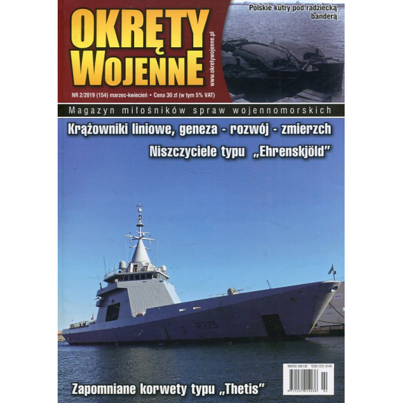 Okręty Wojenne nr 2 (154) 2019