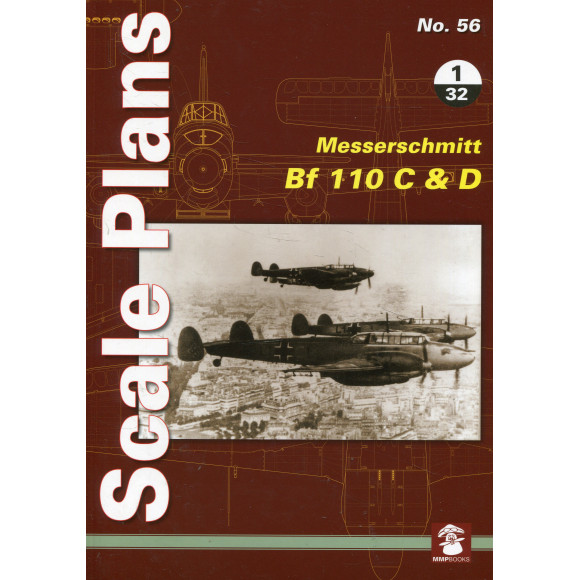 Scale Plans No. 56 Messerschmitt Bf 110 C & D