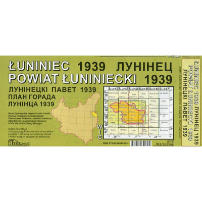 Łuniniec 1939 mapa