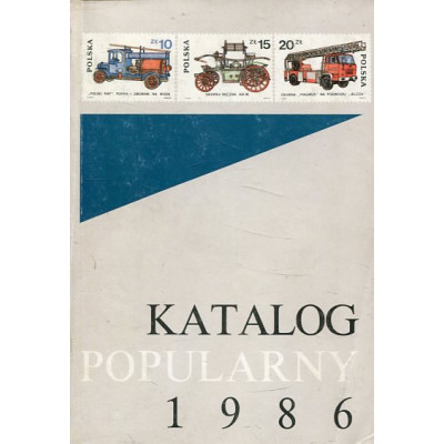 Katalog popularny znaczków pocztowych ziem polskich 1986