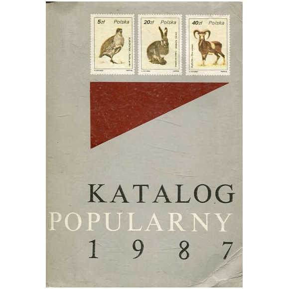 Katalog popularny znaczków pocztowych ziem polskich 1987