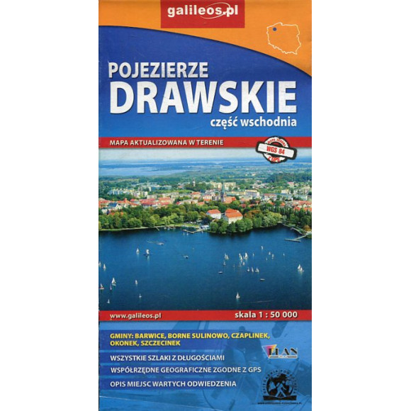 Pojezierze Drawskie część wschodnia, skala 1:50 000
