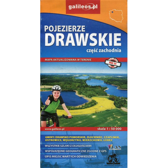 Pojezierze Drawskie część zachodnia, skala 1:50 000