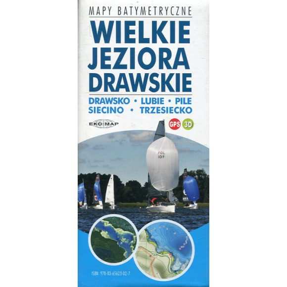 Wielkie Jeziora Drawskie - mapy batymetryczne