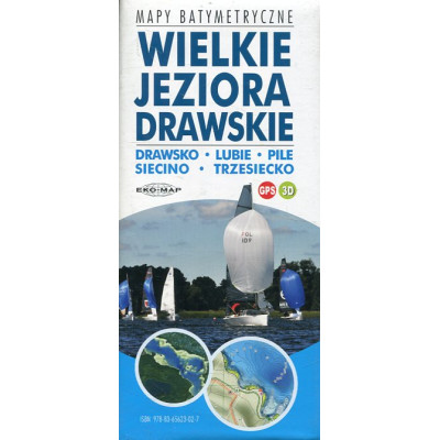 Wielkie Jeziora Drawskie - mapy batymetryczne