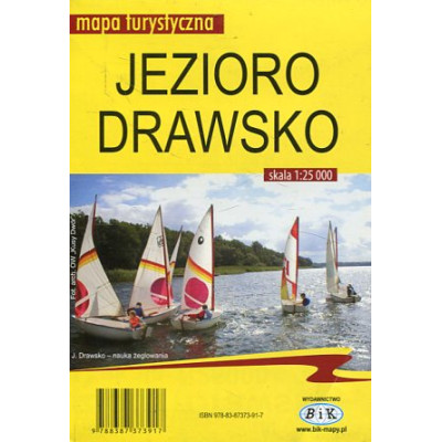 Jezioro Drawsko. Mapa turystyczna