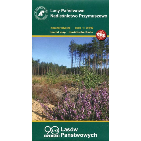 Lasy Państwowe. Nadleśnictwo Przymuszewo. Mapa turystyczna