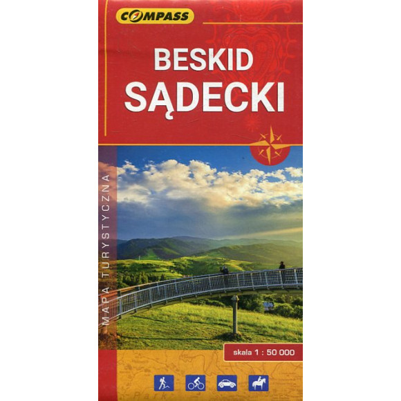 Beskid Sądecki. Mapa turystyczna
