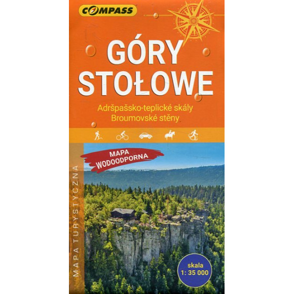 Góry Stołowe. Mapa turystyczna