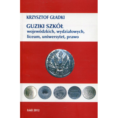 Guziki szkół wojewódzkich, wydziałowych, liceum, uniwersytet, prawo