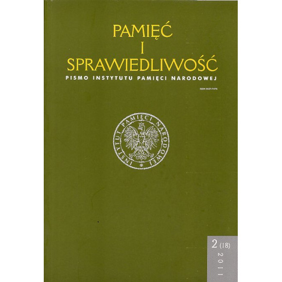 Pamięć i sprawiedliwość, tom 2(18) 2011