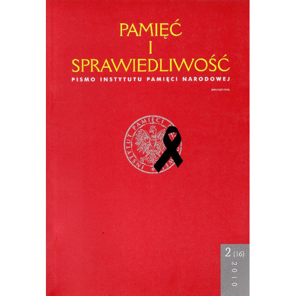Pamięć i sprawiedliwość, tom 2(16) 2010