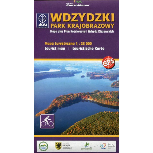 Wdzydzki Park Krajobrazowy mapa turystyczna 1:25 000