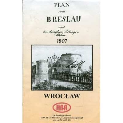 Plan von Breslau (Wrocław) 1807