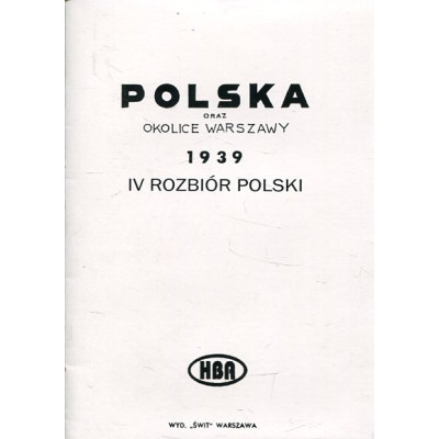 Polska oraz okolice Warszawy 1939