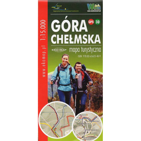 Góra Chełmska mapa turystyczna 1:15 000