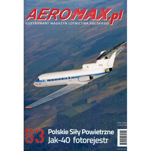 Aeromax.pl S3 Polskie Siły Powietrzne Jak-40 fotorejestr