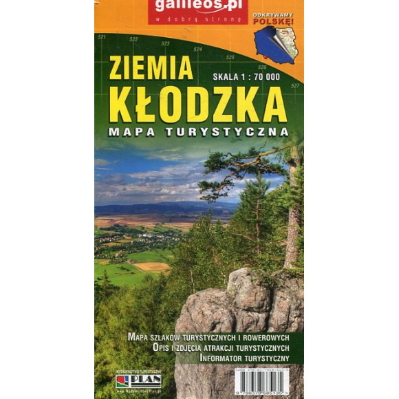 Ziemia Kłodzka Mapa turystyczna 1:70 000