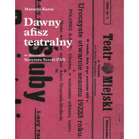 Dawny afisz teatralny