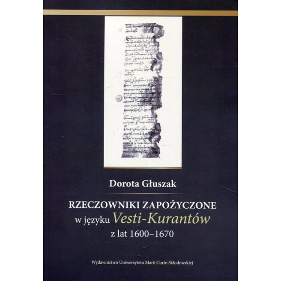 Rzeczowniki zapożyczone w języku Vesti-Kurantów z lat 1600 - 1670