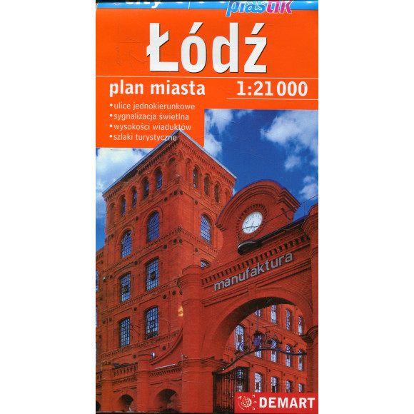 Łódź. Plan miasta 1:21 000