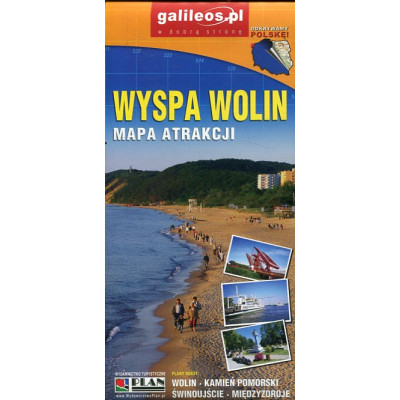 Wyspa Wolin - mapa turystyczna 1:45 000