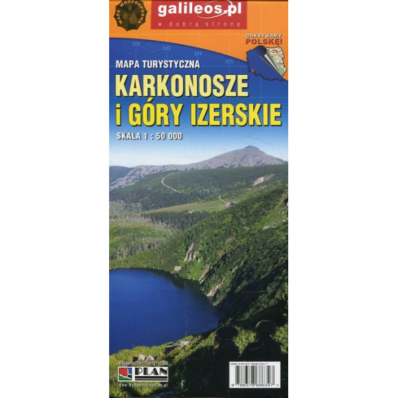 Karkonosze i Góry Izerskie mapa turystyczna 1:50 000