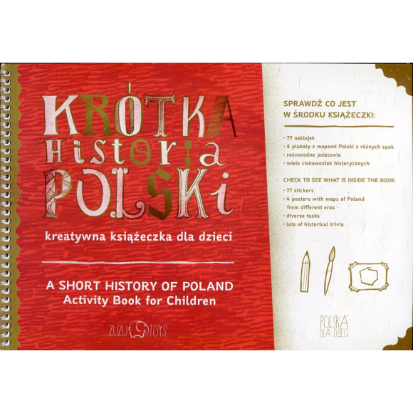 Krótka Historia Polski kreatywna książeczka dla dzieci