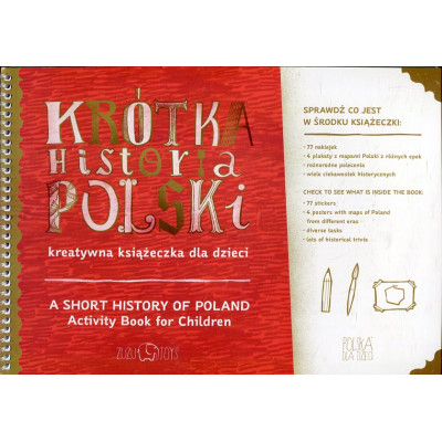 Krótka Historia Polski kreatywna książeczka dla dzieci