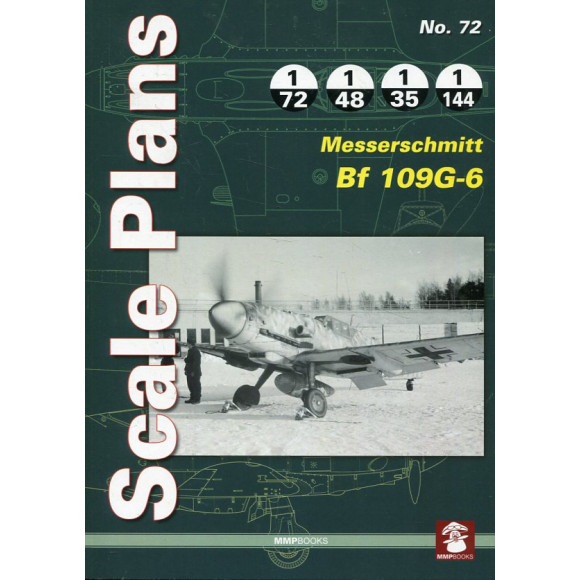Scale Plans No. 72 Messerschmitt Bf 109 G-6