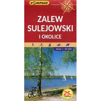 Zalew Sulejowski i okolice mapa turystyczna 1:40 000