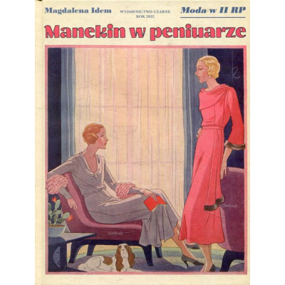 Manekin w peniuarze Moda w II RP