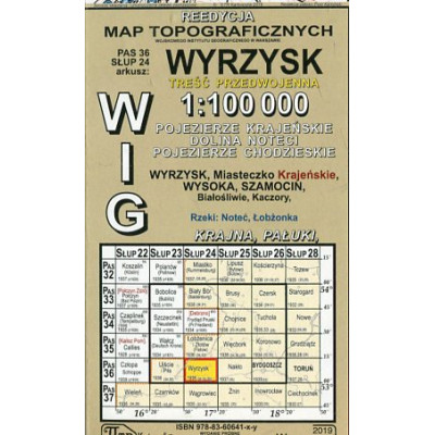 Wyrzysk - mapa WIG w skali 1:100 000