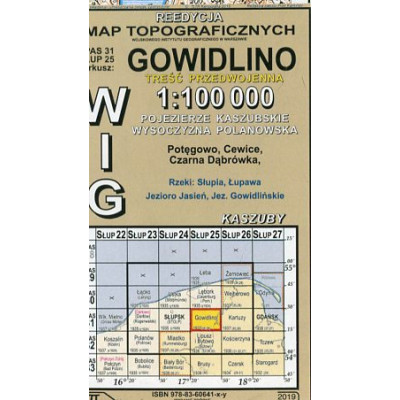 Gowidlino - mapa WIG w skali 1:100 000