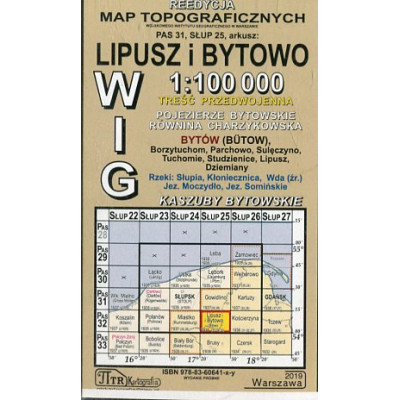 Lipusz i Bytowo - mapa WIG w skali 1:100 000