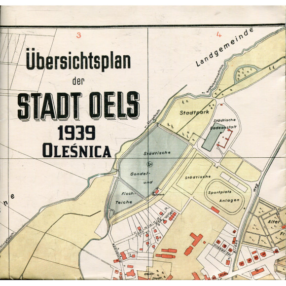 Übersichtsplan der Stadt Oels 1939 (Oleśnica plan 1939)