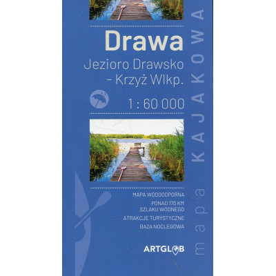 Drawa - mapa kajakowa
