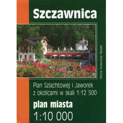Szczawnica. Plan miasta w skali 1:10 000