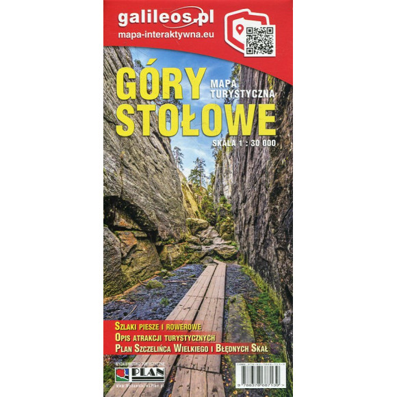 Góry Stołowe - mapa turystyczna skala 1:30 000