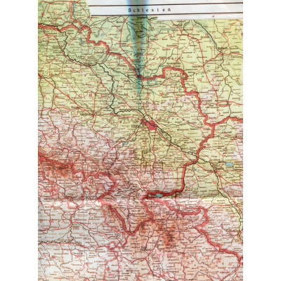 Schleisen (Śląsk) 1941 Reprint - mapa