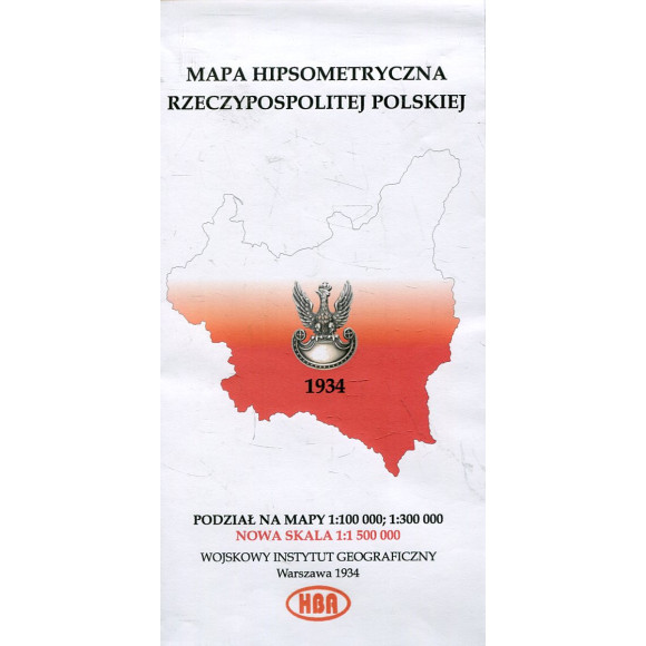 Mapa hipsometryczna Rzeczypospolitej Polskiej