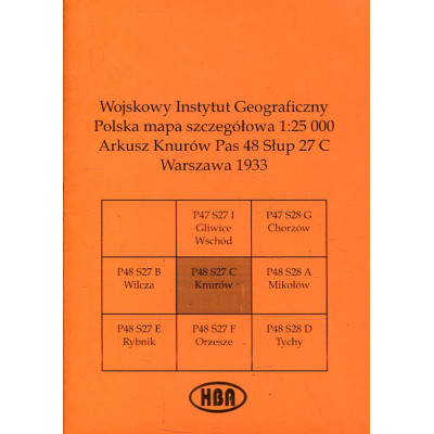 Arkusz Knurów Pas 48 Słup 27 C Polska mapa szczegółowa 1:25000