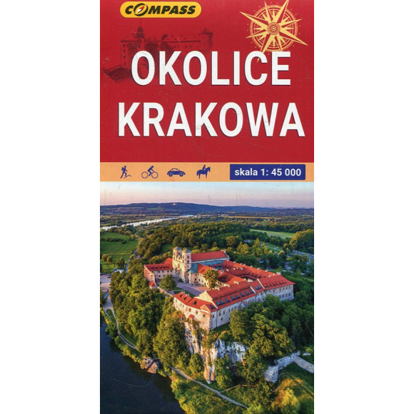 Okolice Krakowa Mapa turystyczna 1:45 000