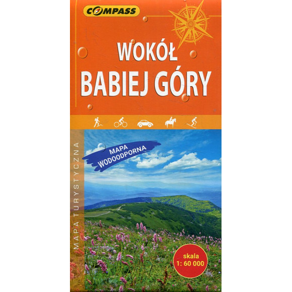 Wokół Babiej Góry Mapa turystyczna 1:60 000