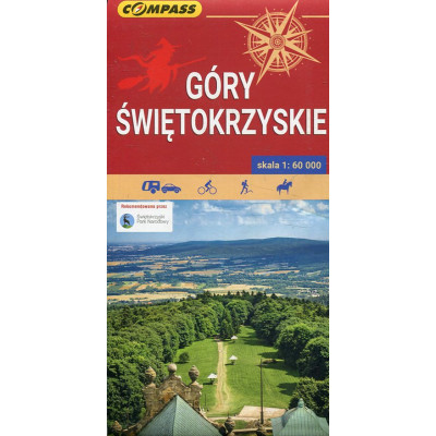 Góry Świętokrzyskie Mapa turystyczna 1:60 000