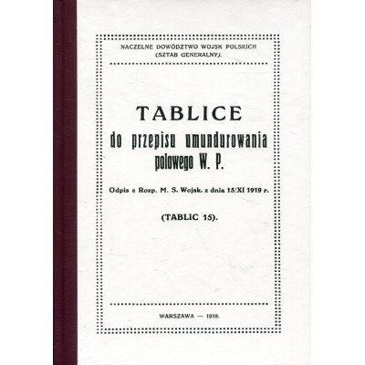 Tablice do przepisu umundurowania polowego W. P.